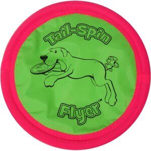 Petmate Booda Tail-Spin Flyer Floating Dog Frisbee, Multi, 10-Inch